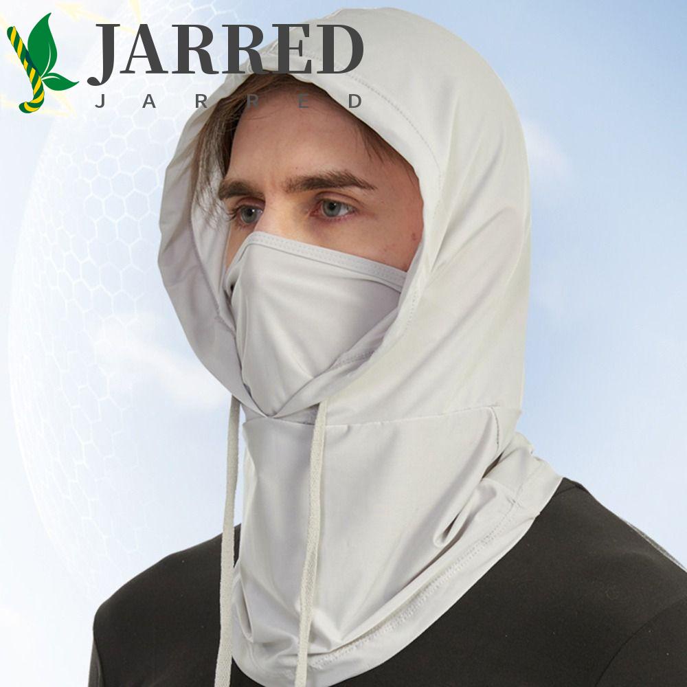 JARRED Mũ Chống Nắng Bằng Lụa Mát Kèm Khẩu Trang Chống Tia UV Bảo Vệ Toàn Diện Dành Cho Nữ