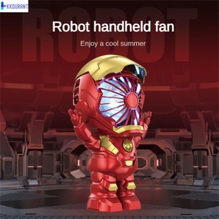 Quạt cầm tay marvel iron man 500mah trang trí sáng tạo để bàn kkdurant
