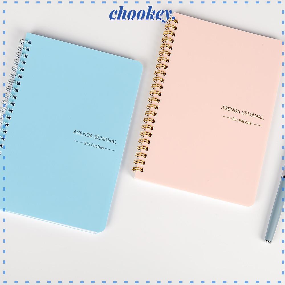 CHOOKEY Sổ Ghi Kế Hoạch Lịch Trình Hàng Tuần Tiện Dụng