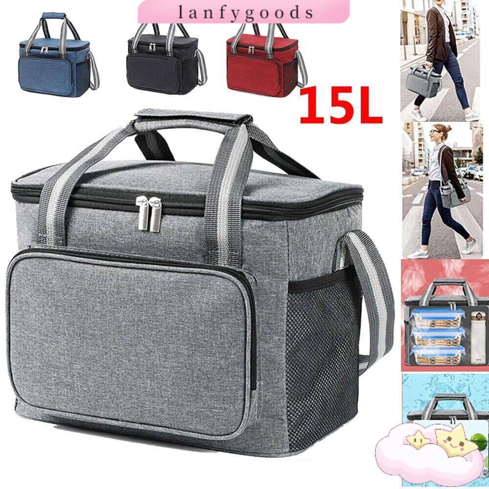 Túi Đựng Cơm Trưa Giữ Nhiệt Dung Tích Lớn 15L Tiện Dụng Mang Theo Du Lịch