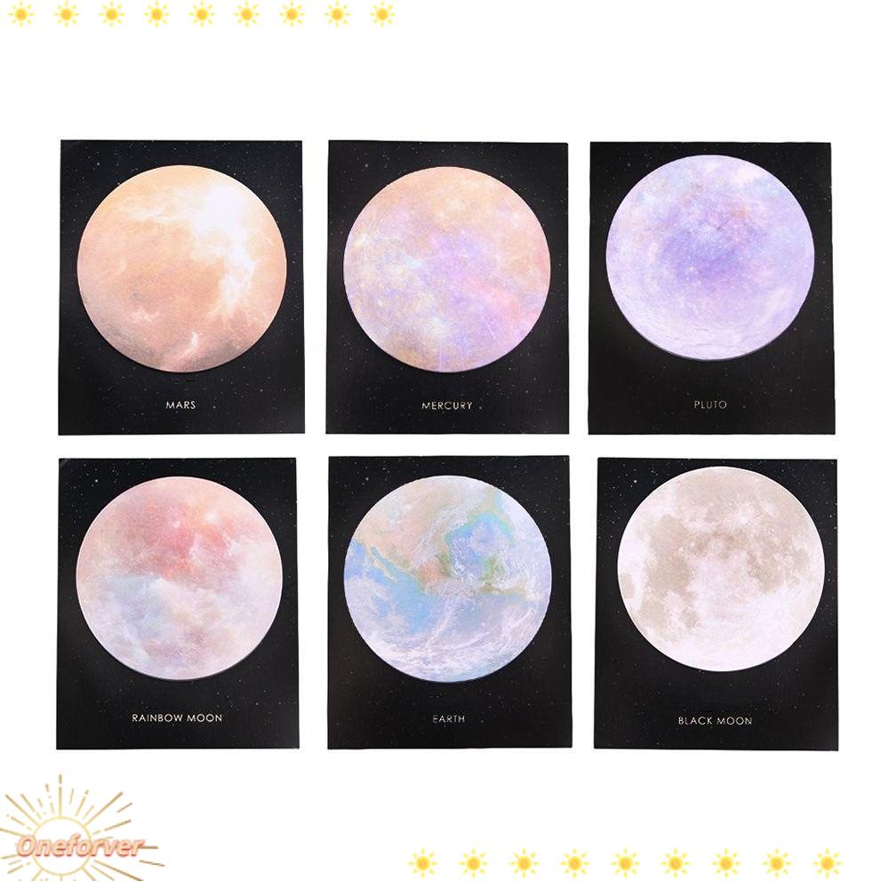 FOREVER Set 6 Tấm / 30 Tờ Giấy Ghi Chú Tiện Dụng Cho Văn Phòng / Trường Học