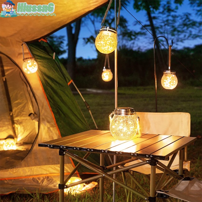 Đèn Lồng Kính 30 Bóng Led Chống Nước Trang Trí Sân Vườn