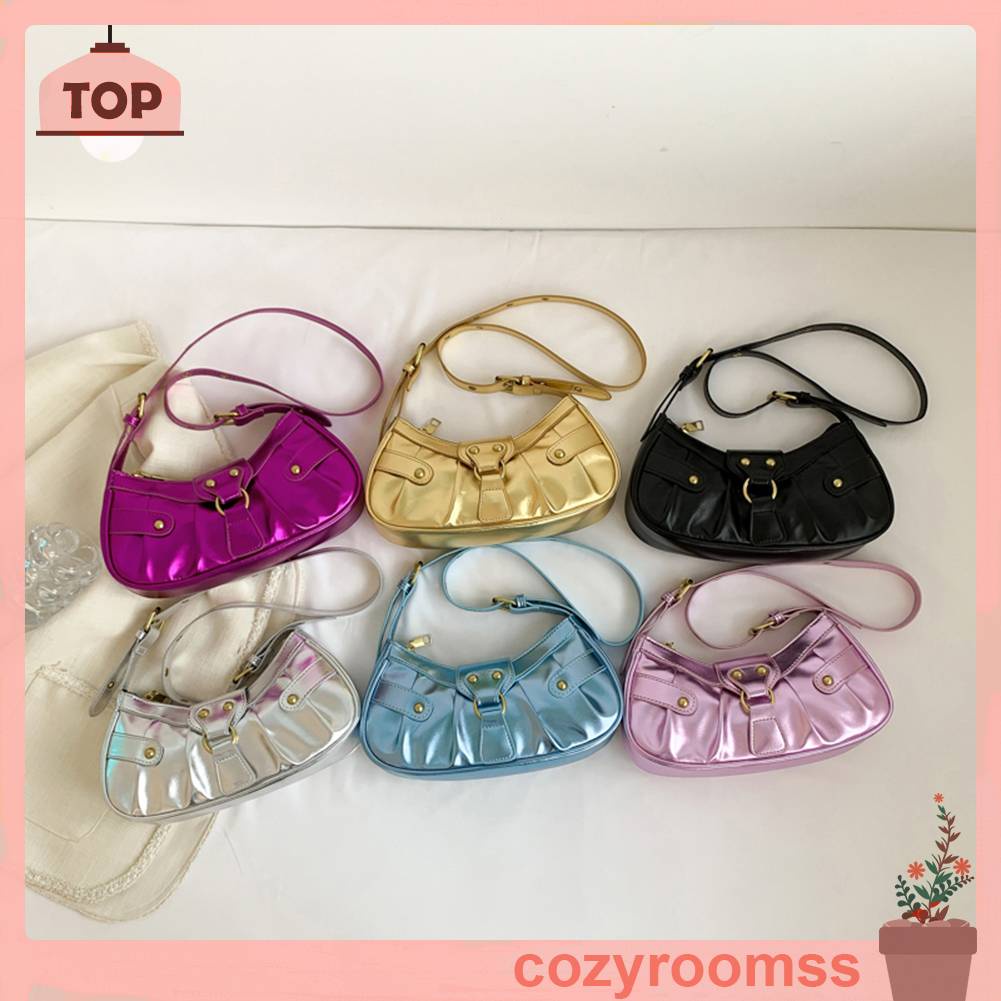 Túi Đeo Chéo Đính Đinh Tán Phong Cách Punk Y2K Thời Trang Cho Nữ