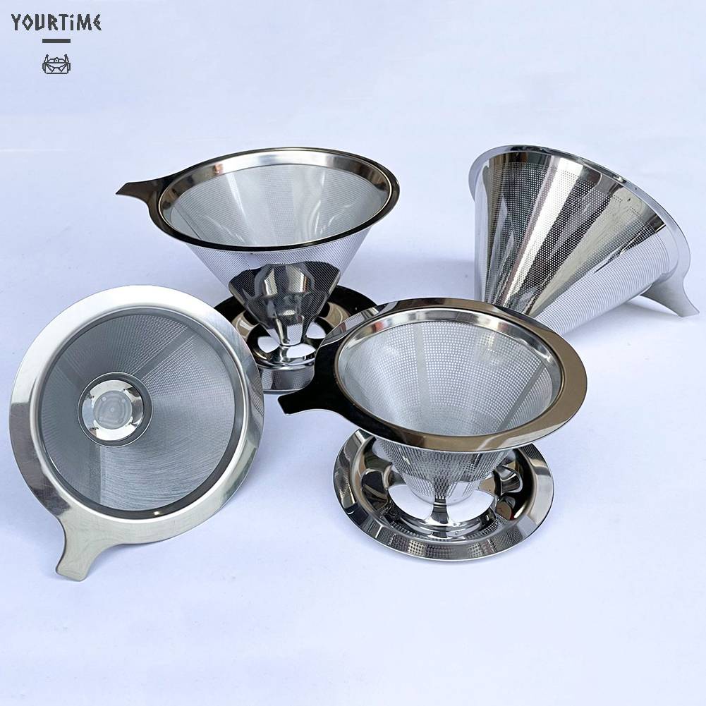 Giá Lọc Cà Phê Hai Lớp Hình Nón Có Thể Tái Sử Dụng