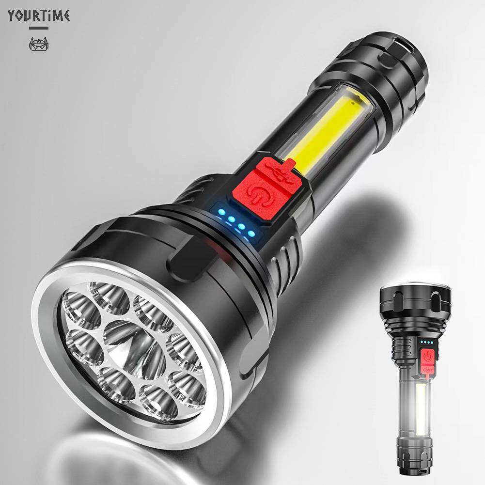 Đèn Pin LED 350LM COB 4 Chế Độ Sáng Tiện Dụng