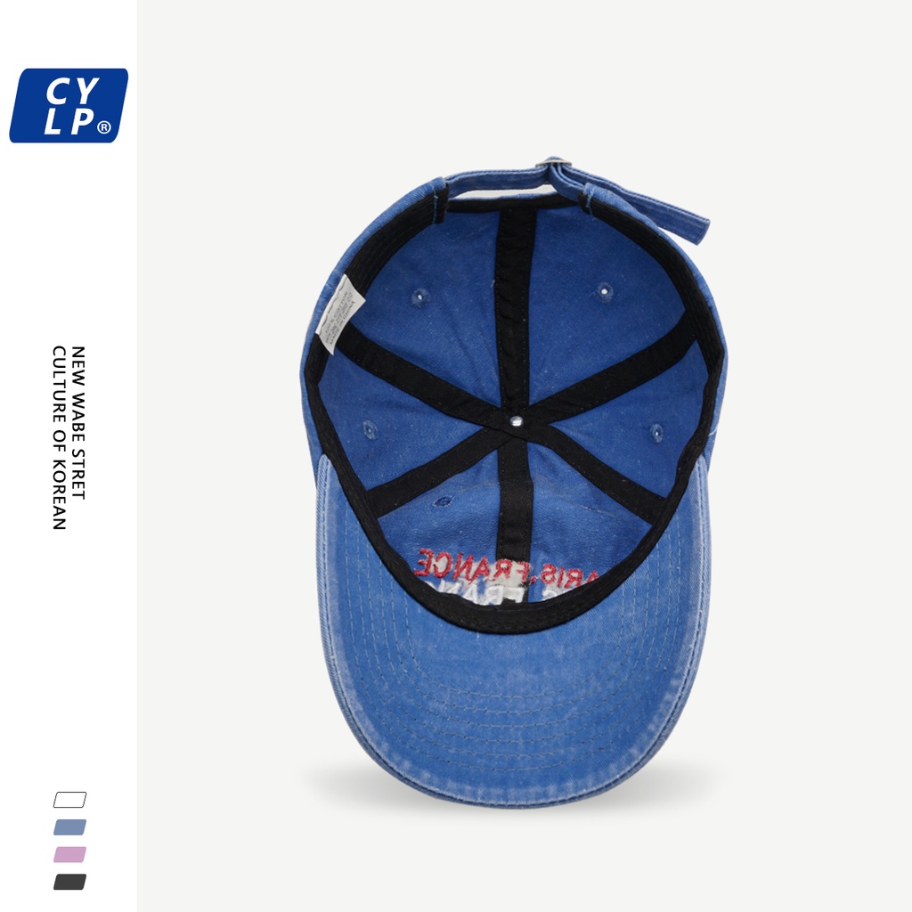 Mũ Lưỡi Trai Cotton Thêu Chữ Phong Cách Đường Phố Âu Mỹ Thời Trang Xuân Hè Dành Cho Nam Nữ