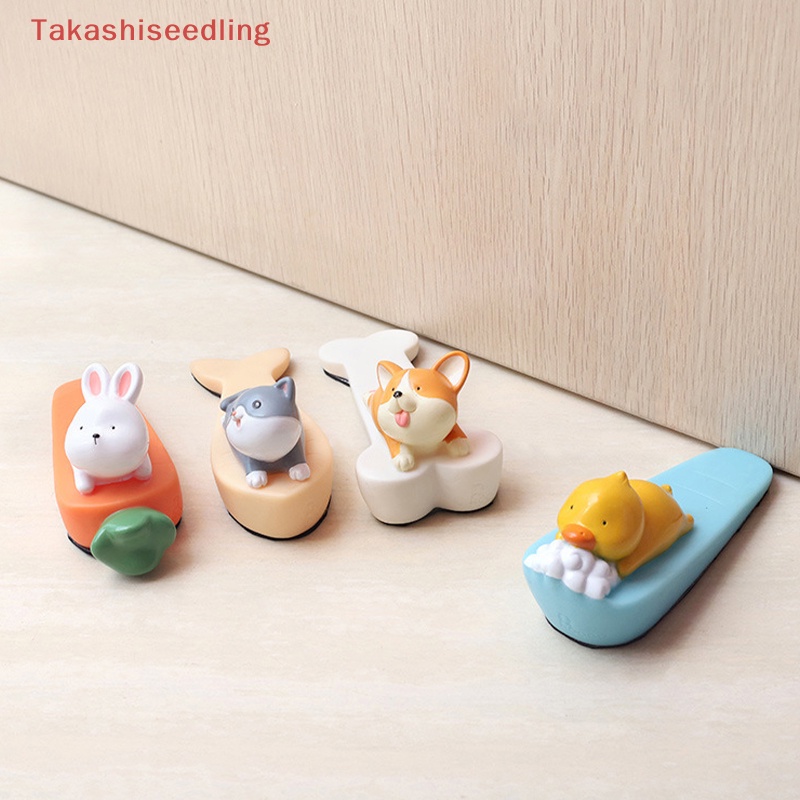 Miếng Chặn Cửa Bằng Silicon Họa Tiết Hoạt Hình Dễ Thương Tiện Dụng Cho Gia Đình / Văn Phòng