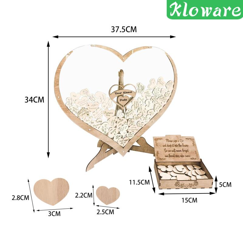 Khung Sách Khách Với Giá Đỡ Dùng Trang Trí Tiệc Sinh Nhật
