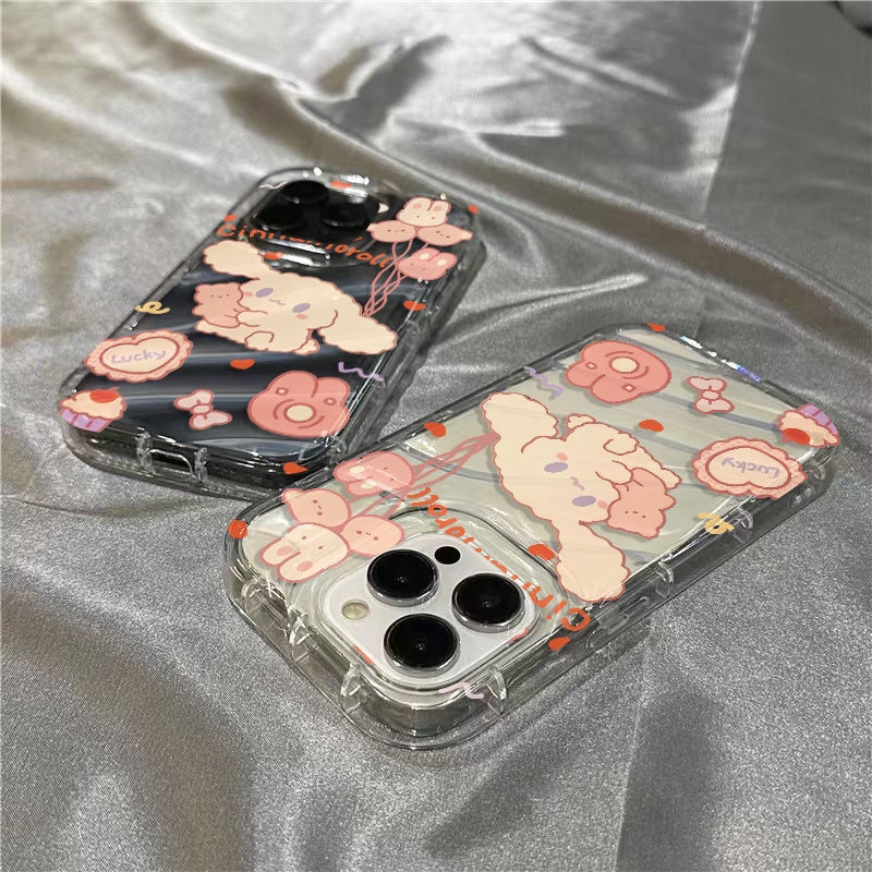 Ốp Điện Thoại Mềm Trong Suốt Hình Cún Cinnamon Cho iPhone14promax / 8 11Plus 1312 7 / xr