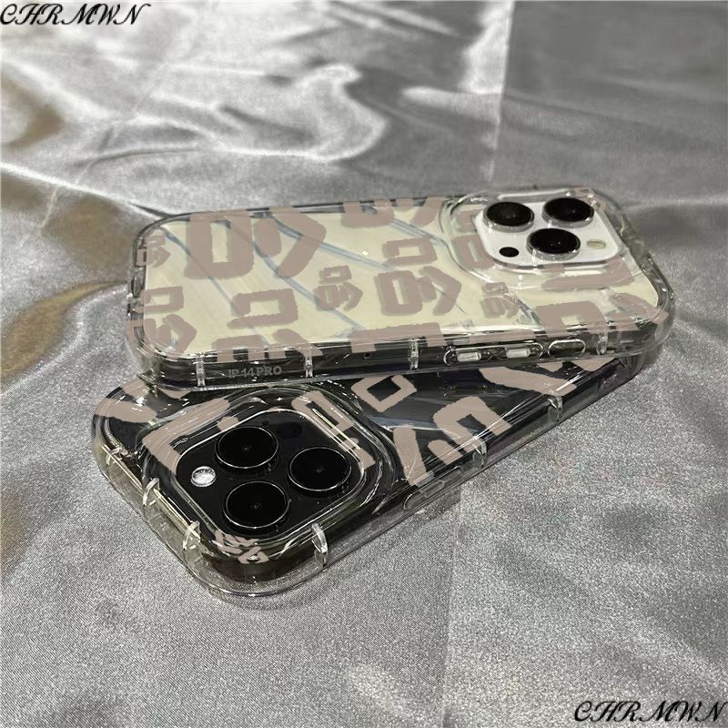 Ốp Điện Thoại Mềm Trong Suốt In Chữ Dễ Thương Cho iPhone14promax 1312 / 11 7 / 8plus xr / sins ZS1T