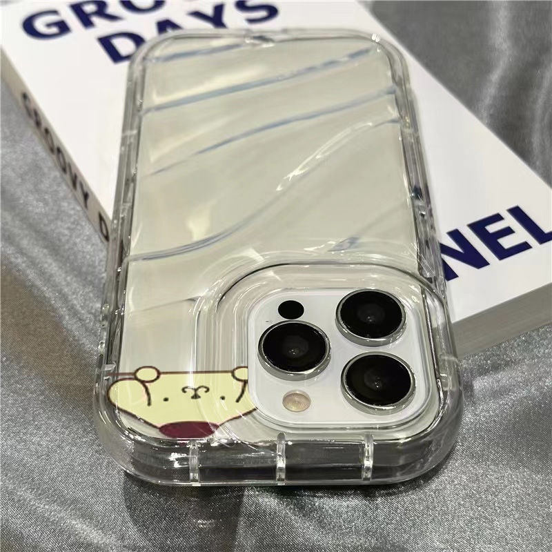 Ốp Điện Thoại Mềm Trong Suốt Họa Tiết Bánh Pudding Dễ Thương Cho Iphone 14Promax 1312 / 11 7 / 8plus xr