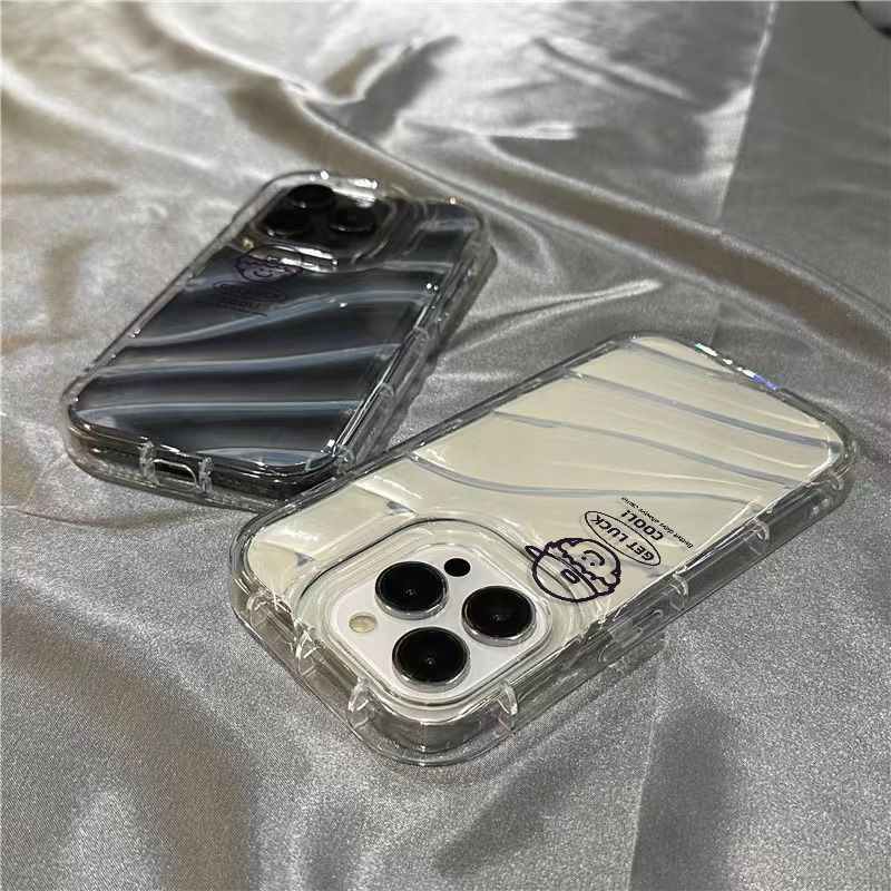 Ốp Điện Thoại Dẻo Trong Suốt Họa Tiết Đầu Nam Độc Đáo Cho iPhone14promax 1312 / 11 7 / 8plus xr /ins BY0D