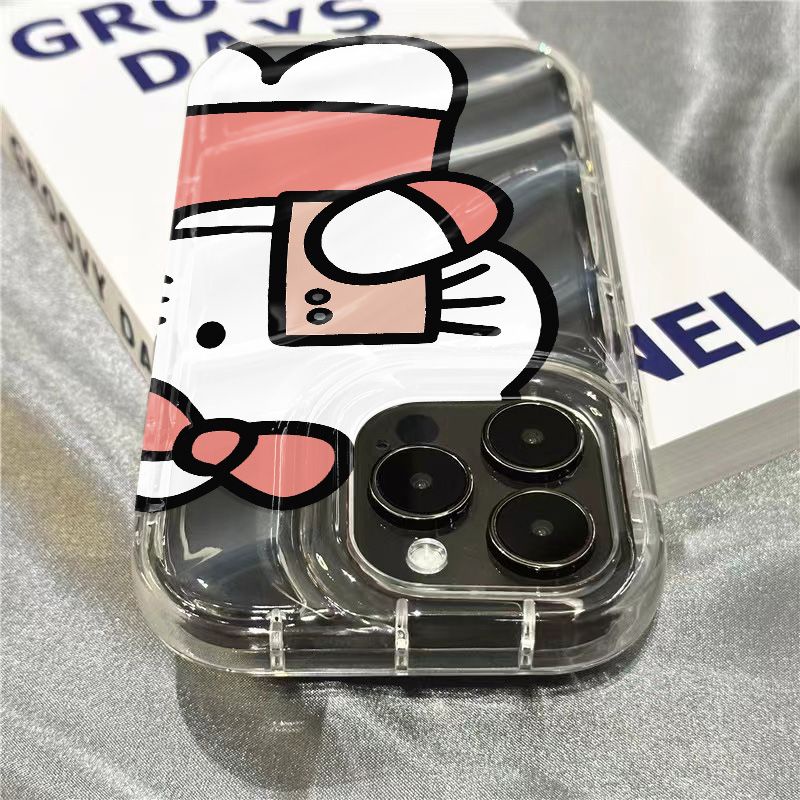 Ốp Lưng Trong SuốT HìNh Con MèO Cho Iphone14Promaxxr 7 / 8 1312 11 / GKYS