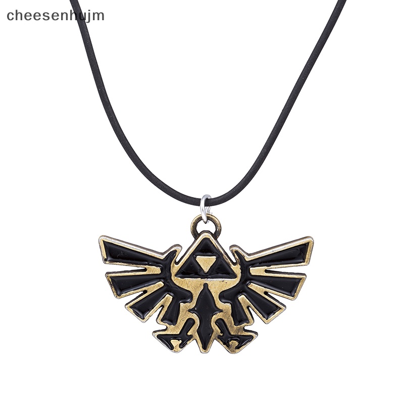 Vòng Cổ Choker Dây Da Mặt Biểu Tượng The Legend of Zeldas Phong Cách Cổ Điển Dành Cho Nam Nữ