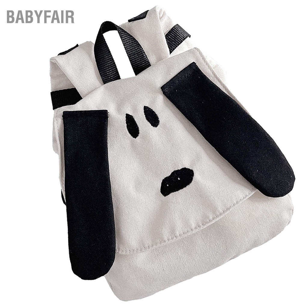 Babyfair Ba lô trẻ em Hình chú chó dễ thương Túi đi học bằng vải thời trang dành cho trường mầm non bé trai gái du lịch