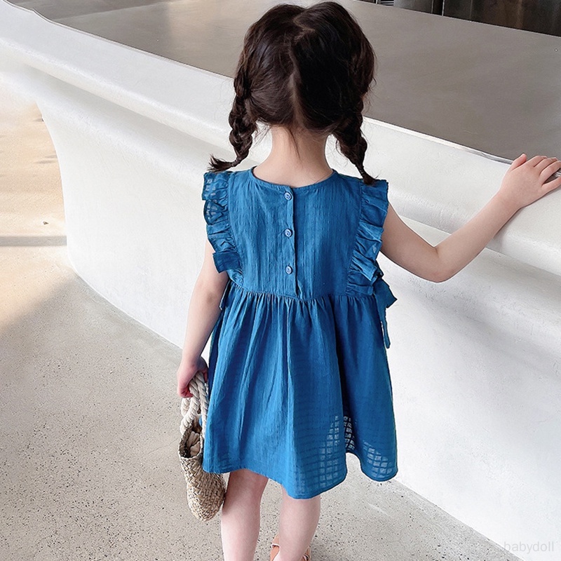 Đầm Mềm Mại Thoáng Khí Thoải Mái Cho Bé