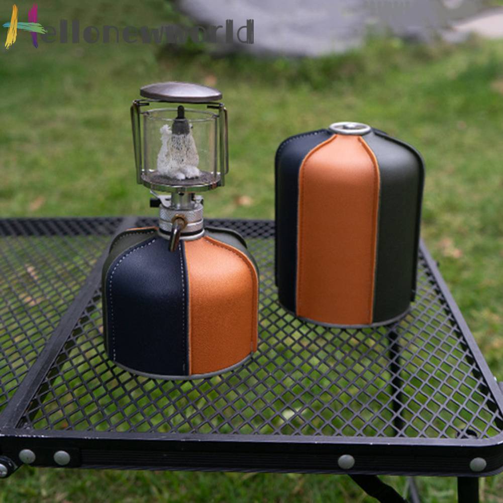 Vỏ Da PU Bảo Vệ Bình Gas Cắm Trại 230g / 450g