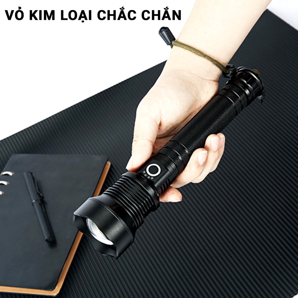 Đèn pin siêu sáng chiếu xa SEKA - KAW P70 chiếu xa 200-300m chip XHP70 siêu sáng chất liệu hợp kim chắc chắn | BigBuy360 - bigbuy360.vn