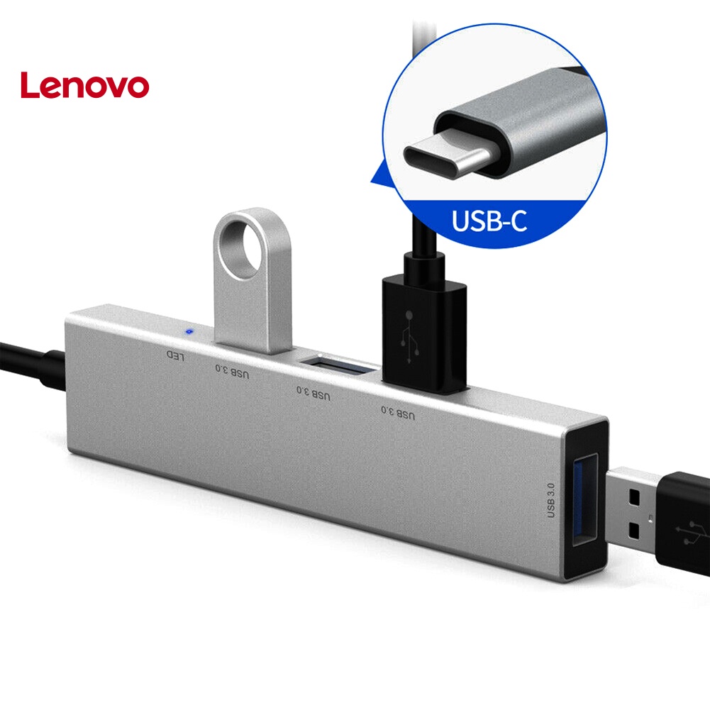 Bộ Chia 4 Cổng USB 3.1 Type-C Sang USB 3.0 In Hoa Hướng Dương