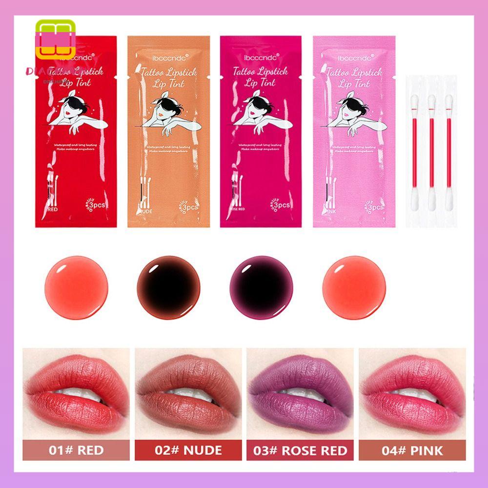 DIACHAVN Bộ 18 Tăm Bông Cotton Mini Không Dính Dùng Một Lần Làm Đẹp Tiện Dụng