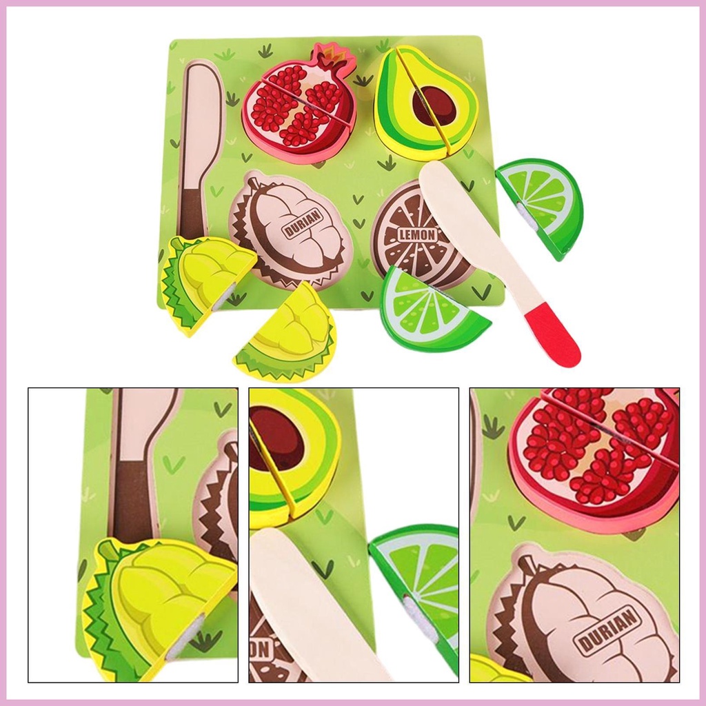 Bộ Đồ Chơi Xếp Hình 3D Họa Tiết Trái Cây Ba Chiều Dành Cho Trẻ Em