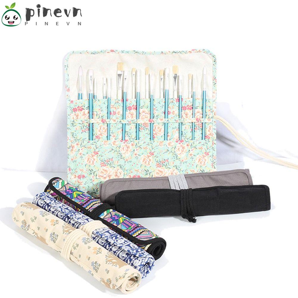 PINEVN Túi Cuộn Đựng Bút 20 Lỗ Ốp