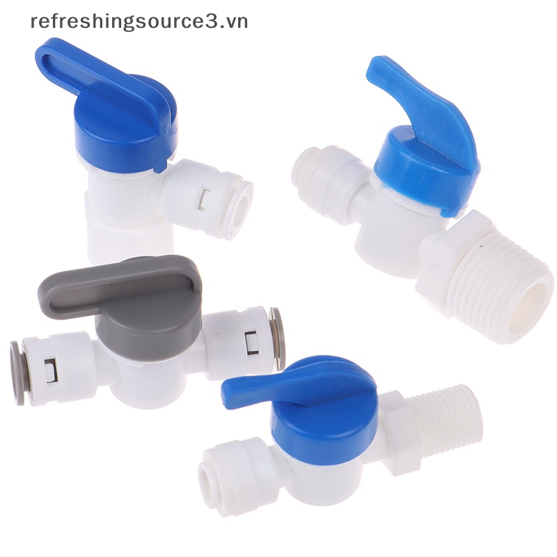 Đầu Nối Van Bi 1 / 4 &quot;REFRE3} Cho Hệ Thống Tưới Nước osmosis {refreshingsource3.vn}