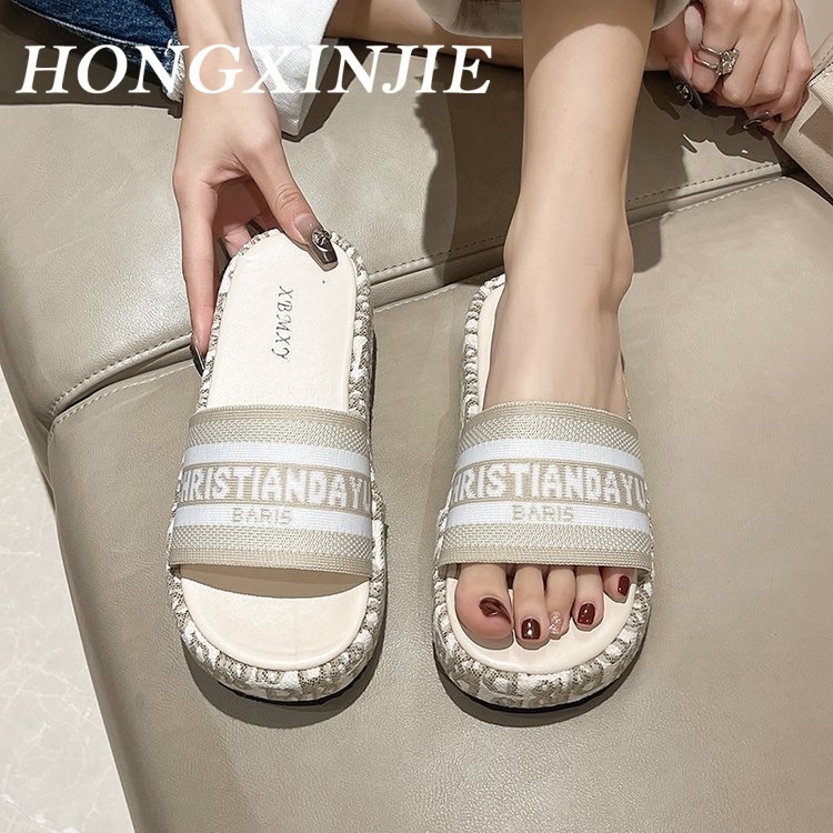HONGXINJIE dép nữ dép sandal nữ d 2023 HOTSALE Sản phẩm mới vào mùa hè thời trang 062807
