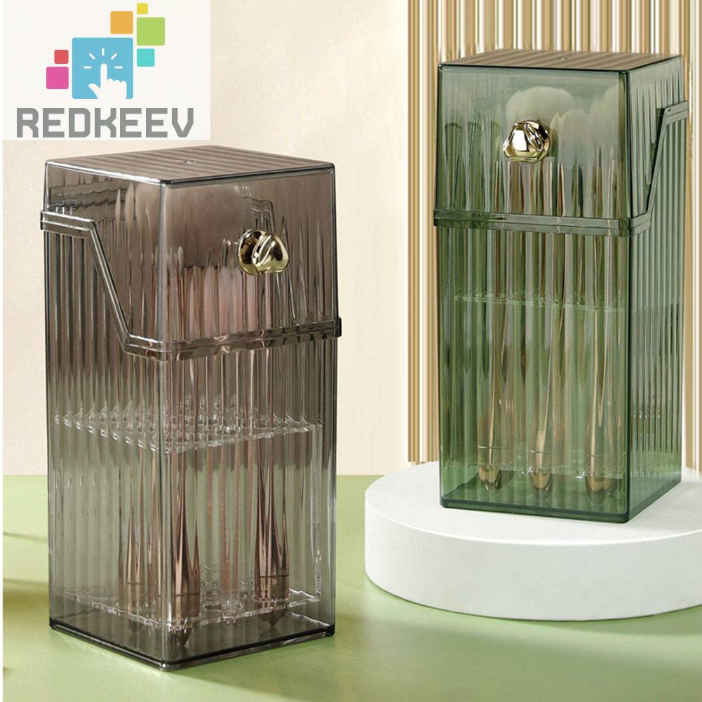 Giá Đỡ Cọ Trang Điểm Chống Bụi Tiện Dụng Chất Lượng Cao