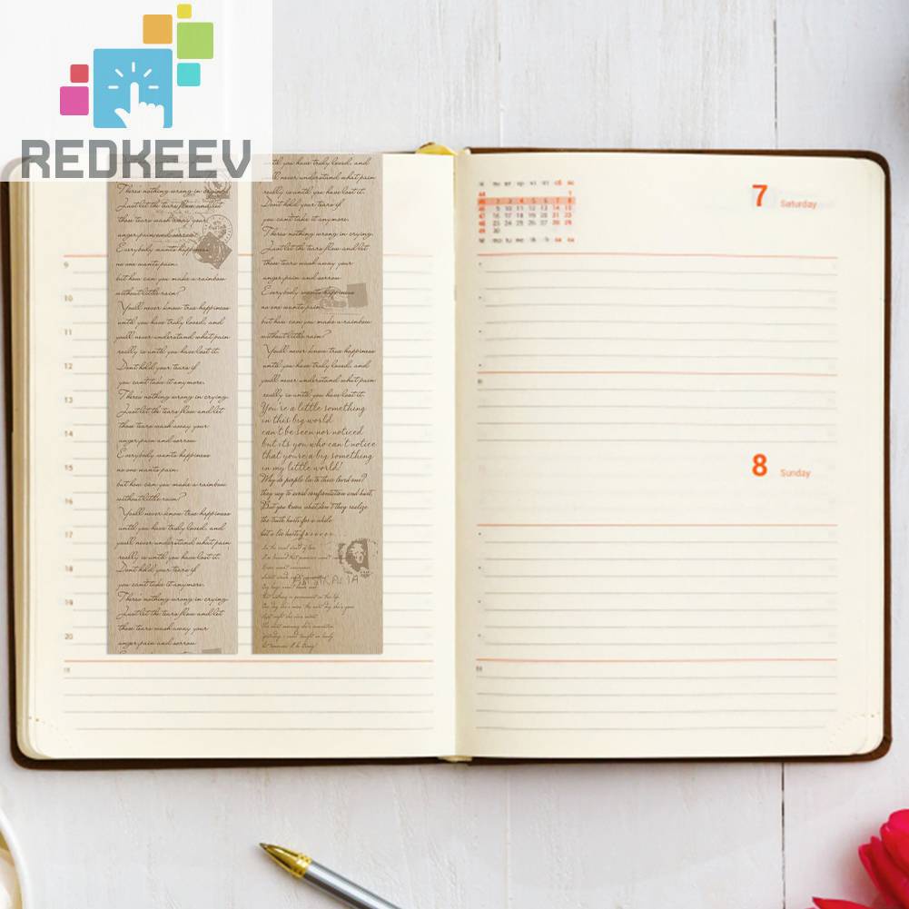 Giấy Trang Trí Sổ Tay Phong Cách Retro DIY