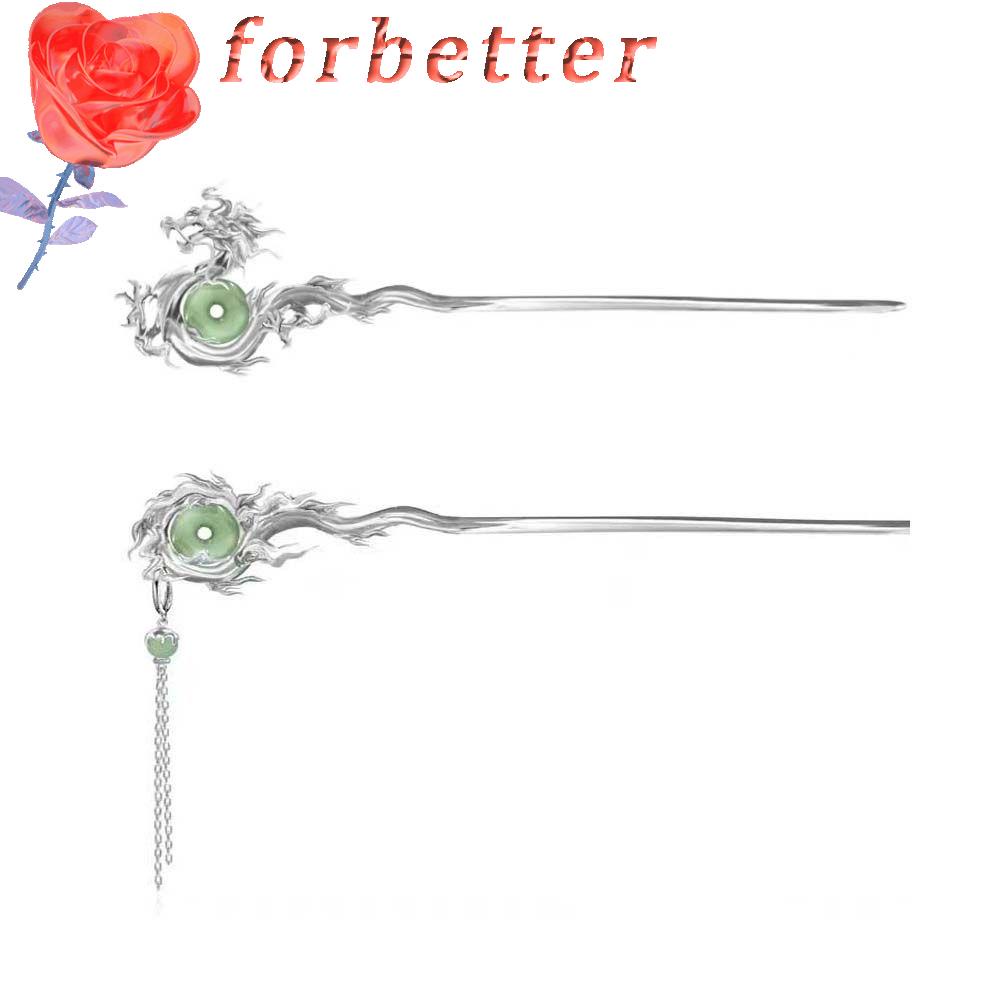 FORBETTER Kẹp Tóc Họa Tiết Rồng Thời Trang Cho Nữ