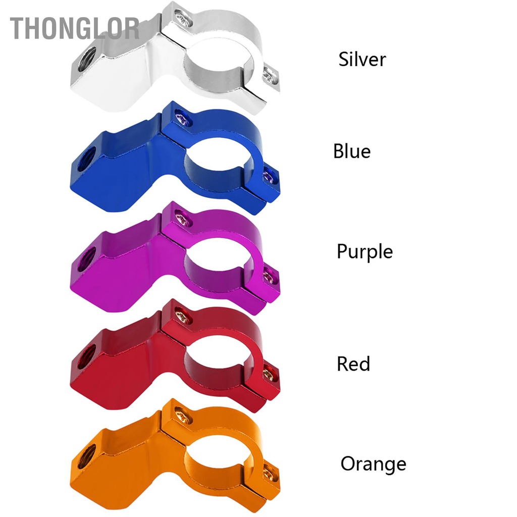 Thonglor 10mm Xe Máy Gương Chiếu Hậu Chân Đế Tay Lái Gắn Adapter Giá Đỡ Kẹp 5 Màu