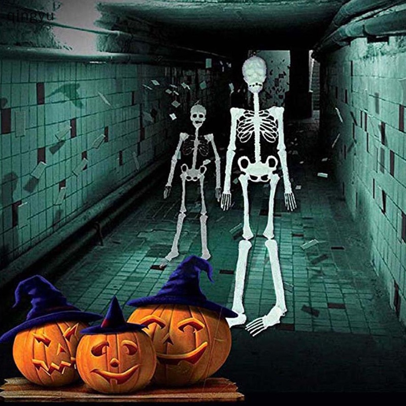 Bộ Xương Người Bằng Nhựa Kích Thước 32 / 90 / 150cm Dùng Trang Trí Tiệc Halloween