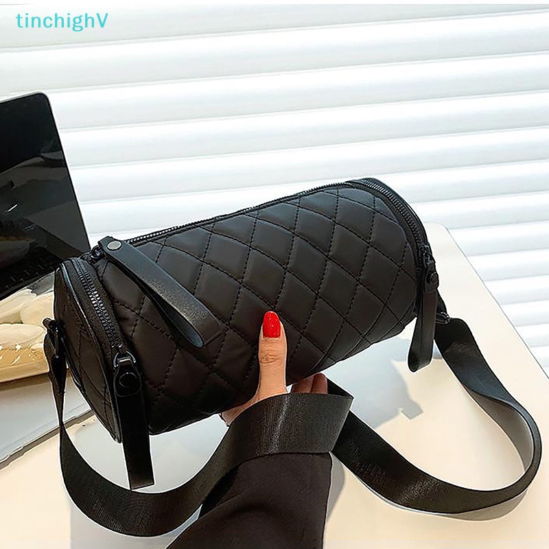 [TinchighV] Túi Đeo Chéo Một Bên Vai / Đeo Trước Ngực Hình Trụ Đa Năng Cao Cấp Phong Cách Hàn Quốc Dành Cho Nam Nữ [Mới]