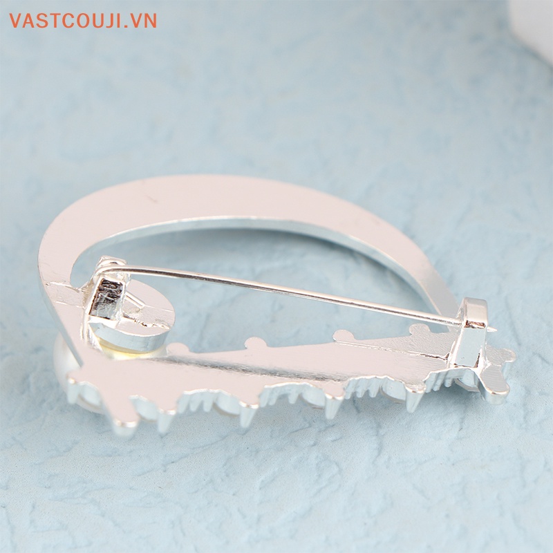 Trâm Cài Áo Hình Chữ D Nhỏ Nhắn Thời Trang Cho Nữ