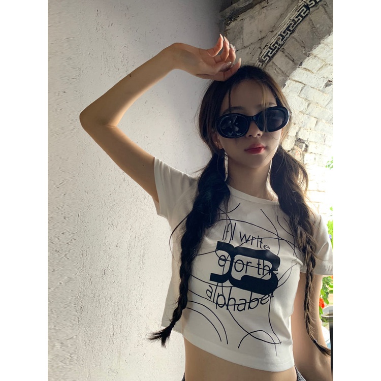Áo Baby Tee Thun Croptop Nữ Tay Ngắn Hở Vai Dáng Ôm Thời Trang Mùa Hè Hàng Mới Dành Cho Bạn Nữ