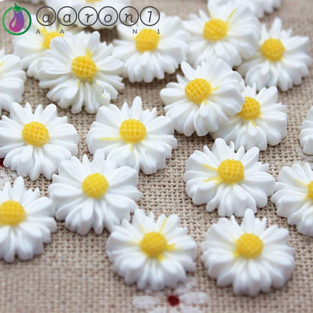 AARON1 Ốp Điện Thoại Họa Tiết Hoa Cúc Nhiều Kích Cỡ Trang Trí Sổ Tay DIY