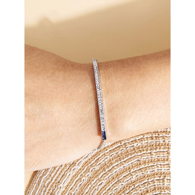 Vòng Tay Hợp Kim Đính Đá Có Thể Điều Chỉnh Kích Thước YGT Dành Cho Cặp Đôi