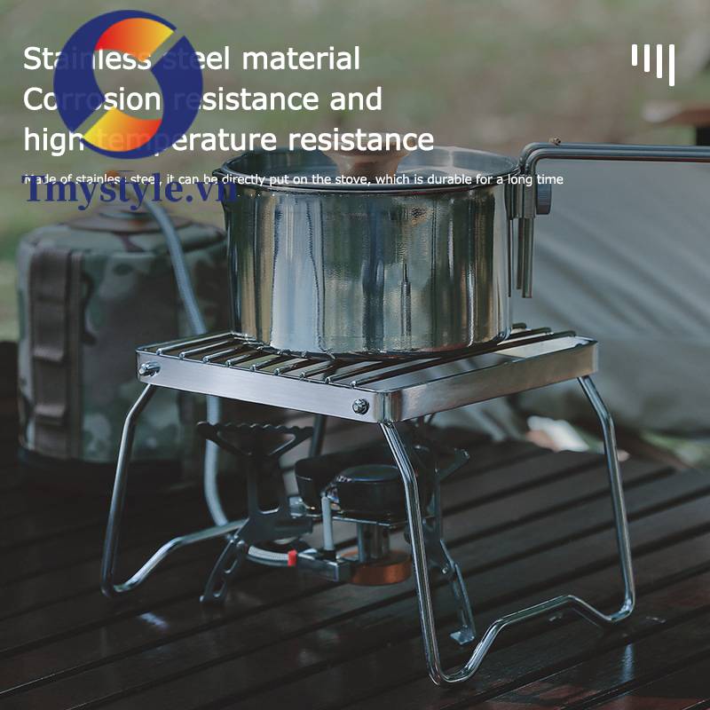 Vỉ Nướng BBQ Bằng Thép Không Gỉ Có Thể Gấp Gọn Tiện Dụng Mang Theo Du
