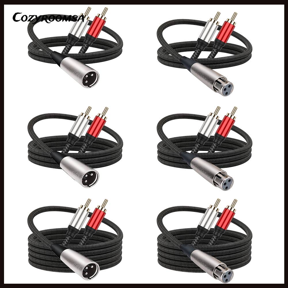 Cáp ChuyểN ĐổI Âm Thanh XLR Sang 2 RCA HìNh Chữ Y