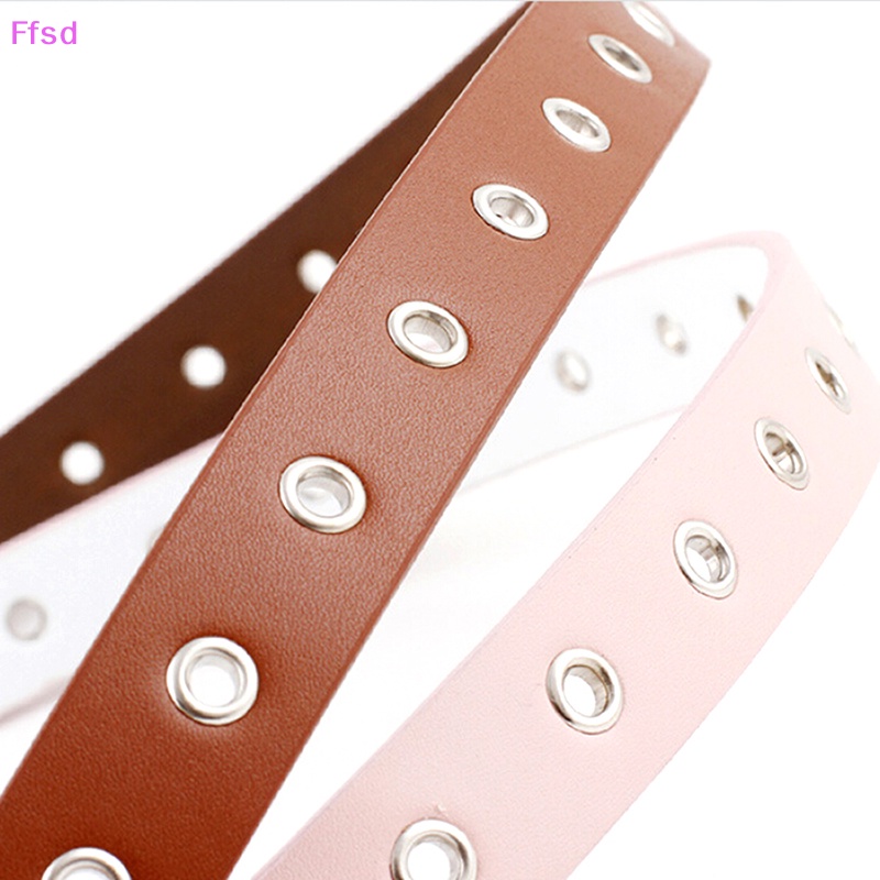 Thắt Lưng Da Khóa Kim Loại Hình Trái Tim Phong Cách Punk Cho Nữ