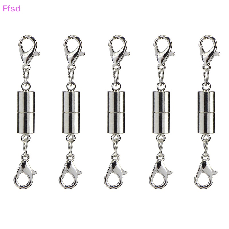 Bộ 20 Móc Khóa Nam Châm Màu Vàng / Bạc Làm Trang Sức DIY