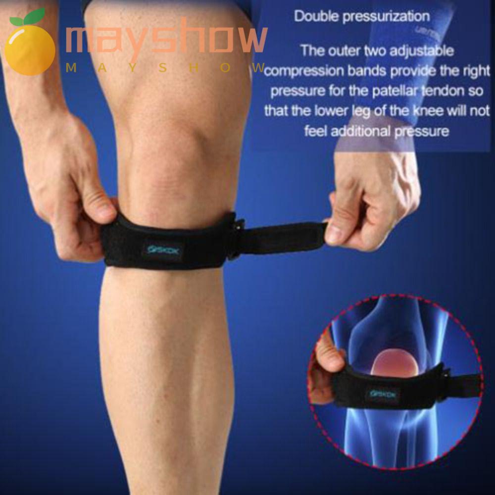 Đai Quấn Bảo Vệ Đầu Gối Màu Đen Hỗ Trợ Chơi Thể Thao