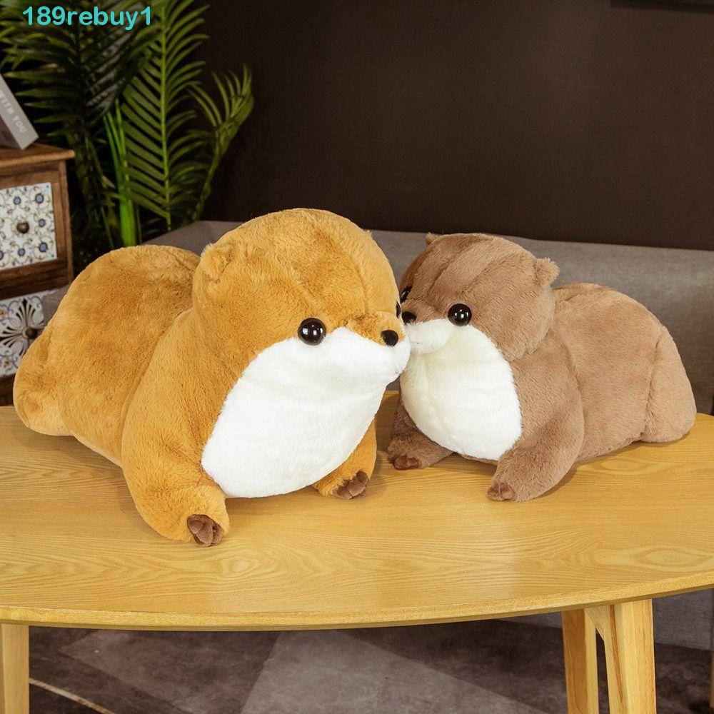 REBUY1 Búp Bê Nhồi Bông Otter Mềm Mại Dễ Thương Cho Bé
