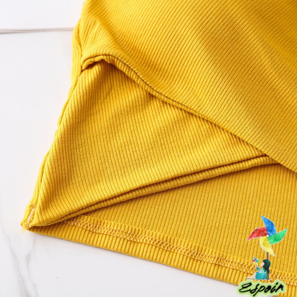 ESPO Áo Hai Dây Cổ Chữ V Có Mút Đệm Ngực Dáng Ôm Thời Trang Quyến Rũ Cho Nữ