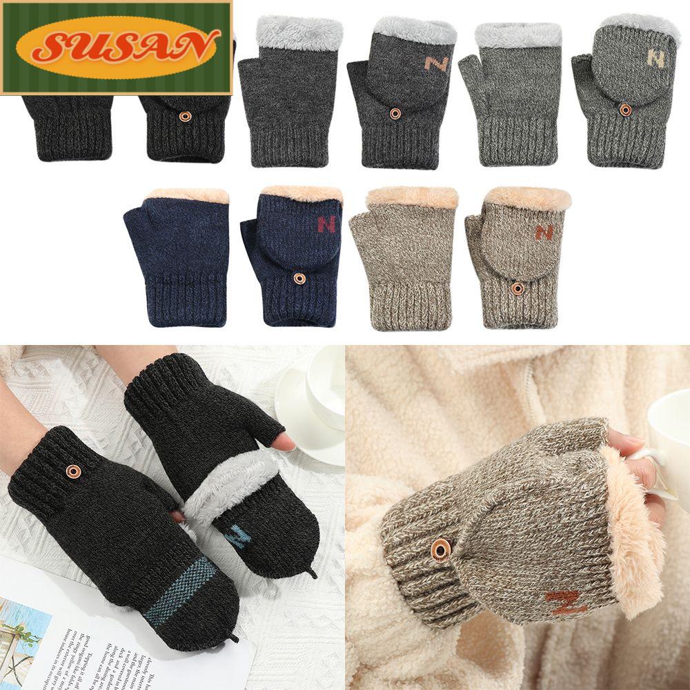 SUSANS Găng Tay Hở Ngón Thời Trang Dành Cho Nữ