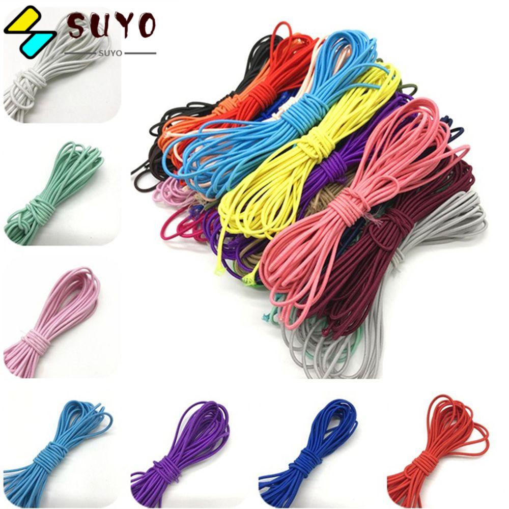 SUYO Cuộn Dây Thun Co Giãn 3mm Dài 10m Dùng Làm Đồ Thủ Công DIY