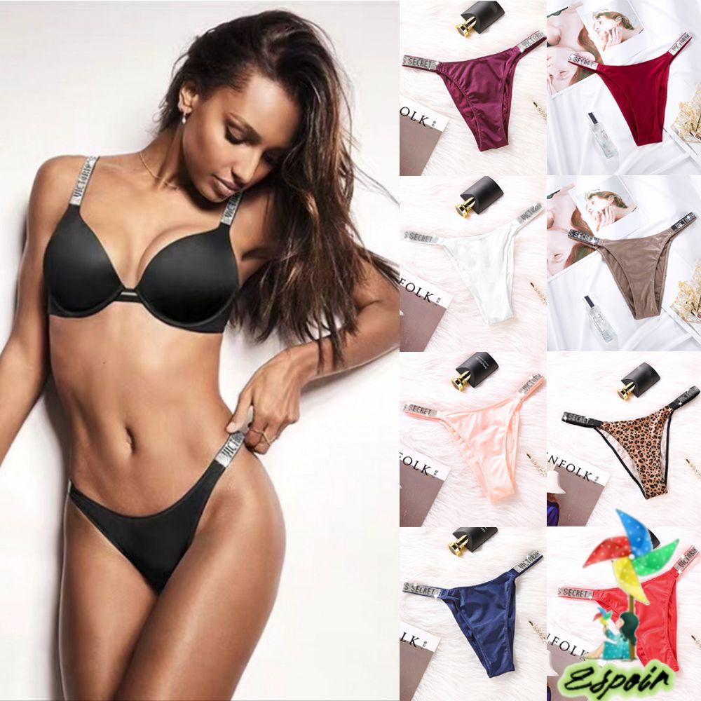 ESPO Quần Lót Dây Lưng Thấp Thiết Kế Thoáng Khí Cho Phái Nữ