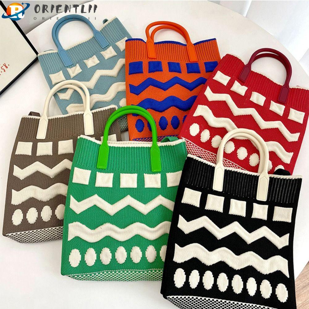 ORIENTLII Túi Xách Đeo Vai Có Thể Tái Sử Dụng Nhiều Màu Sắc