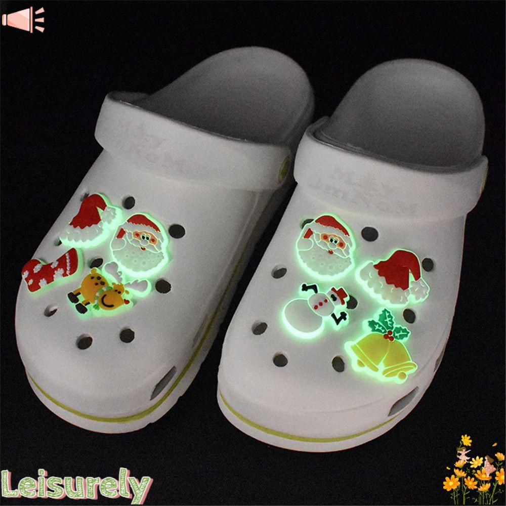 LEILY Set 10 Khóa Hình Chiếc Giày Giáng Sinh Dễ Thương Xinh Xắn